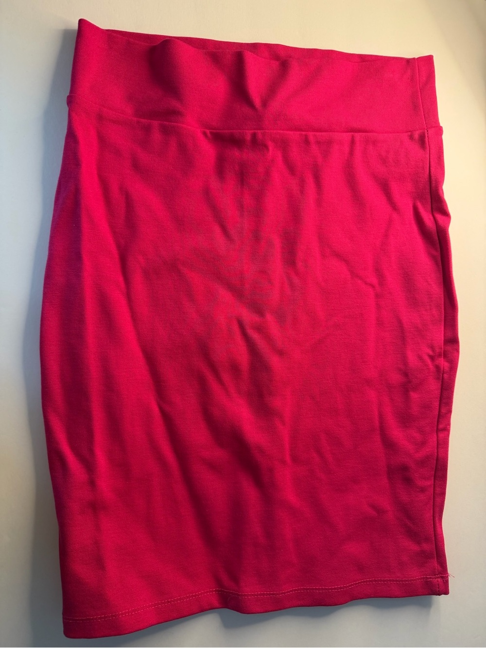 Charlotte Russe Bright Hot Pink Pencil Skirt